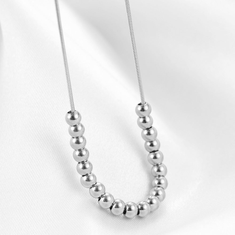 Damen Halskette mit eleganten Perlenakzenten Shop Nory