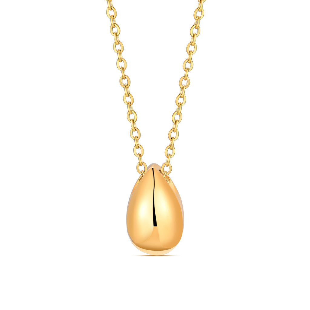 Damen elegante Tropfenanhänger Halskette Shop Nory