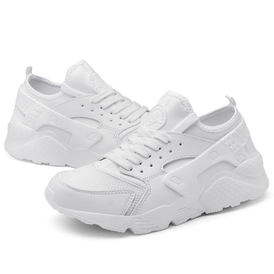 Damen sportliche Sneaker mit atmungsaktiver Oberflächenstruktur und rutschfester Sohle