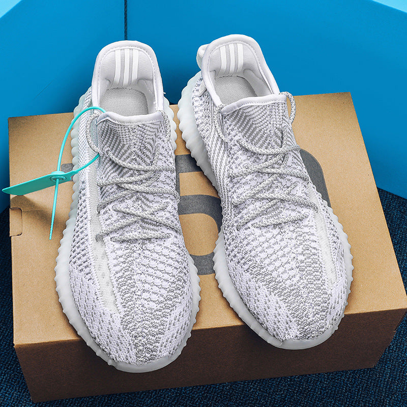 Damen Hochleistungs-Laufschuhe mit atmungsaktiver Strickoberfläche und rutschfester Sohle Shopnory