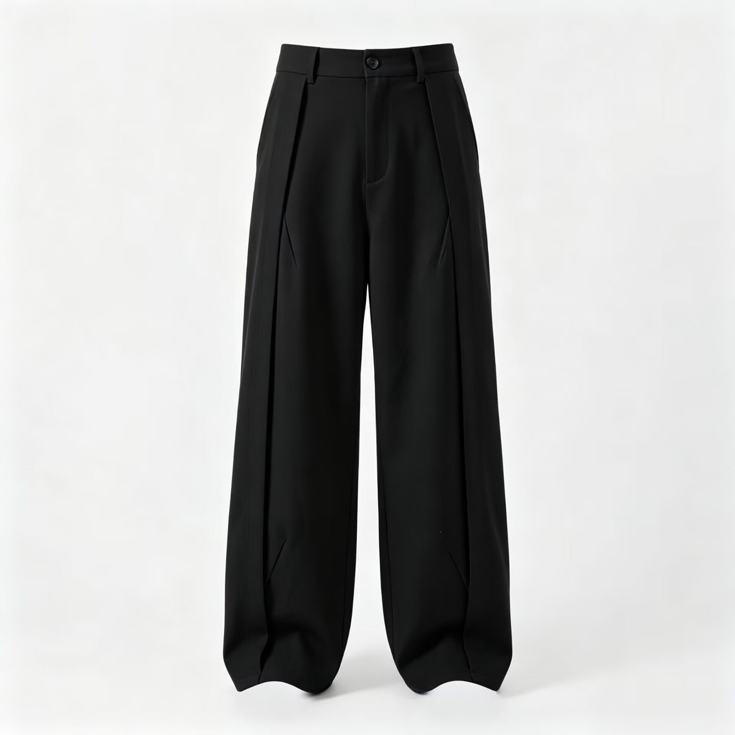 Herren Bundfaltenhose Weit