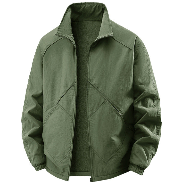 Herren Leichte Übergangsjacke mit Fleece-Futter Shop Nory