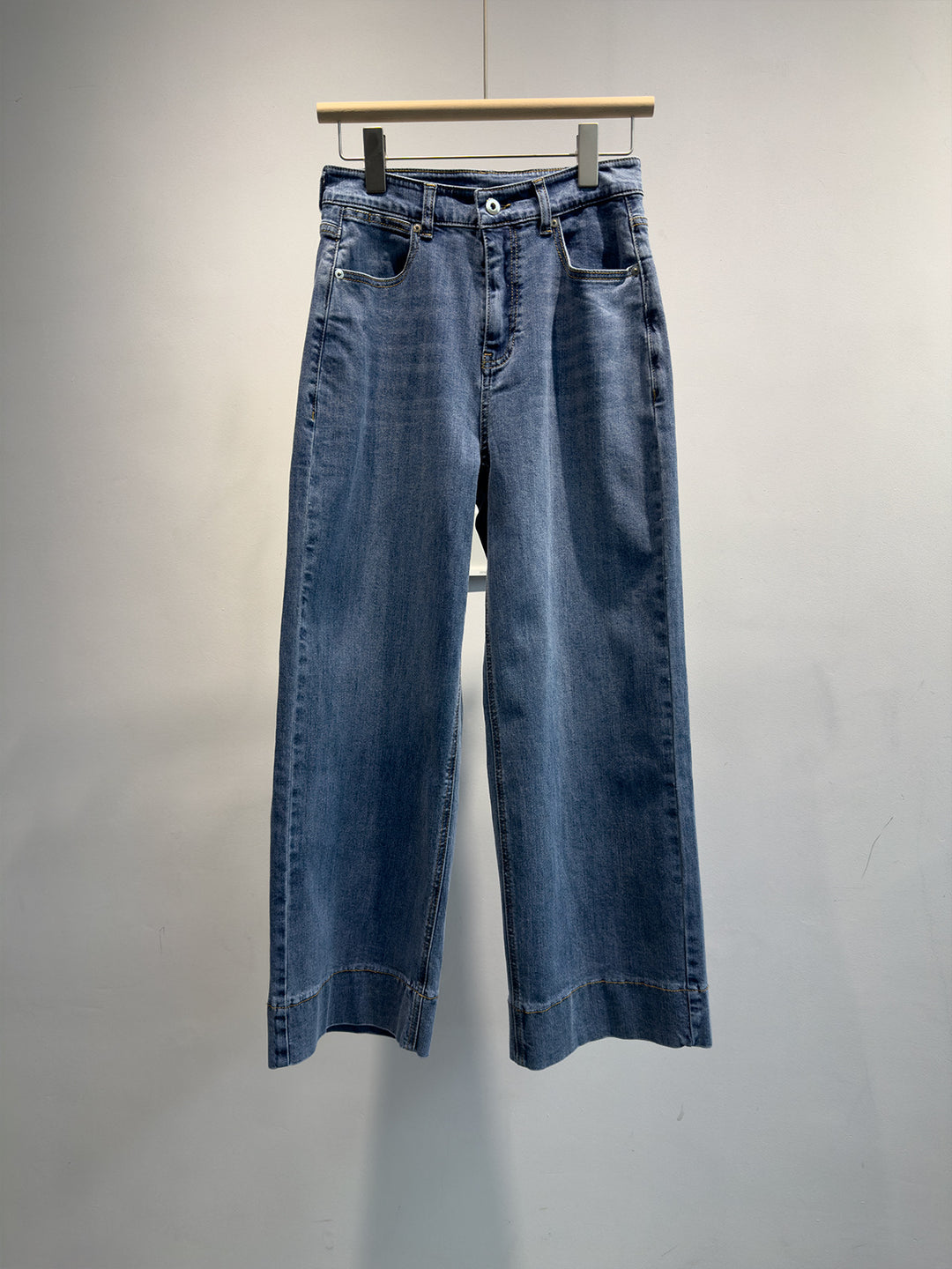 Damen High-Waist Weite Bein Denim-Hosen Shop Nory 1787622998