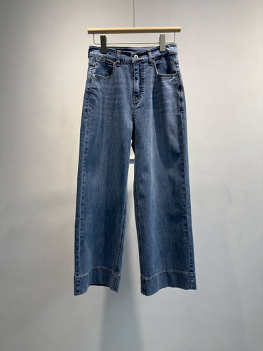 Damen High-Waist Weite Bein Denim-Hosen Shop Nory 1787622998