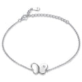 Damenarmband mit elegantem Schmetterlingsmotiv und funkelndem Stein Shop Nory