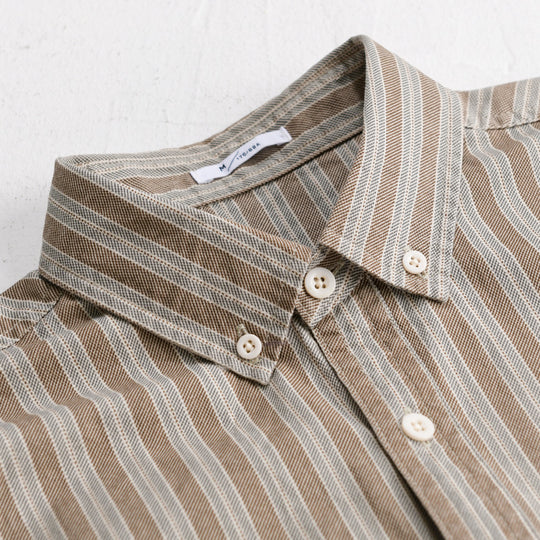 Herren Hemd mit Button-Down-Kragen aus atmungsaktivem Leinen-Baumwollmix in Relaxed-Passform Shop Nory