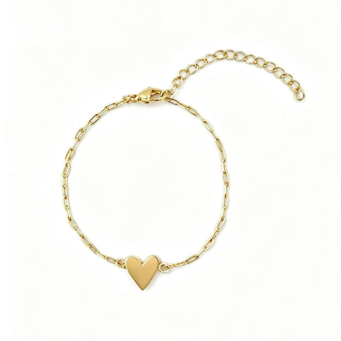Damen Fußkettchen mit romantischem Herzanhänger aus hochwertigem Edelstahl Shop Nory