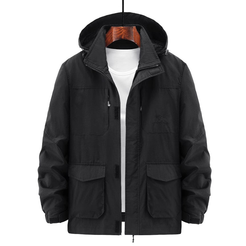 Herren Robuste Wetterjacke mit praktischen Taschen Shop Nory