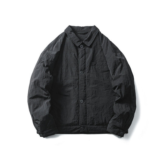 Herren Leichte Oversize-Fieldjacke im Workwear-Stil mit Hemdkragen und Knopfverschluss Shop Nory