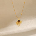 Damen elegante Halskette mit Tigerauge Shop Nory