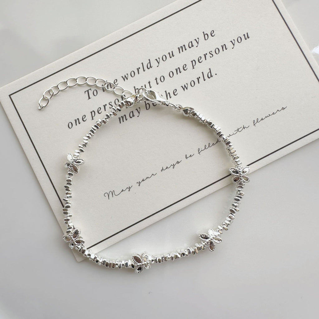 Damen filigranes Armband mit floralem Design Shop Nory