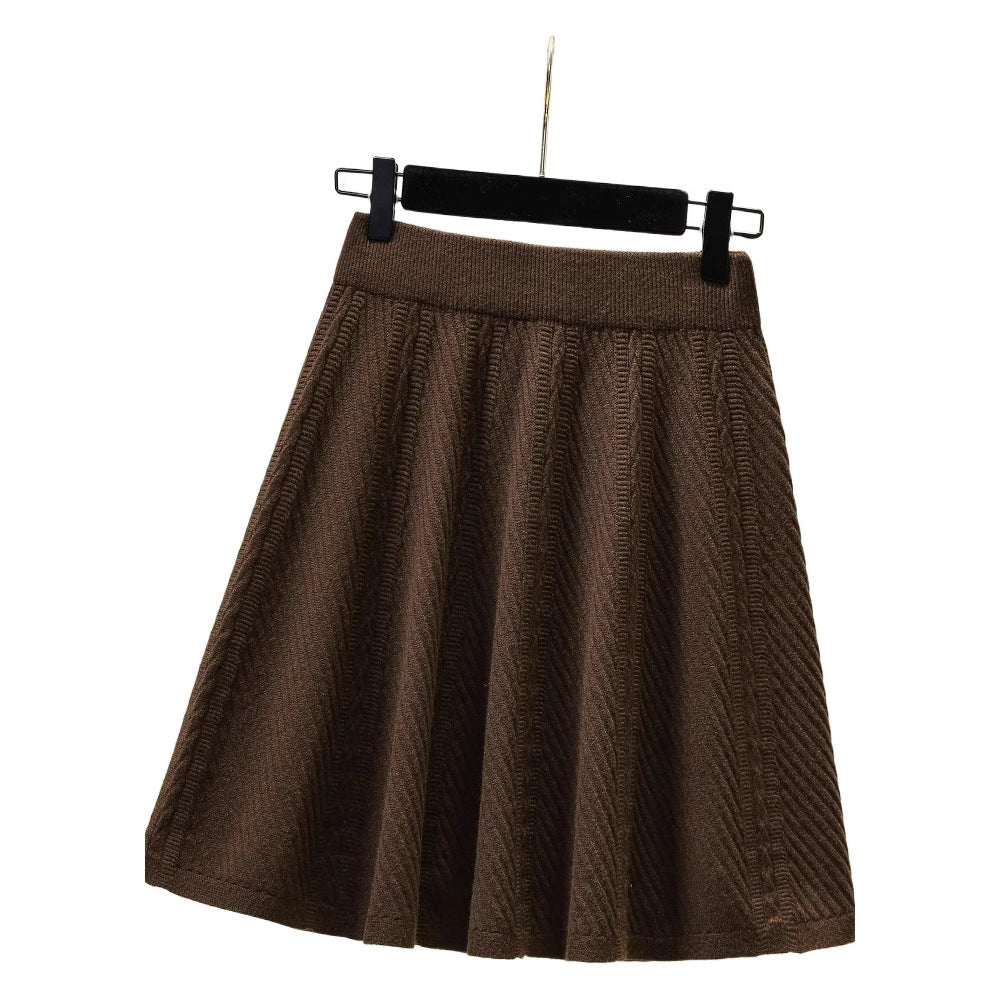 Damen Gemusterter Strickrock Shop Nory