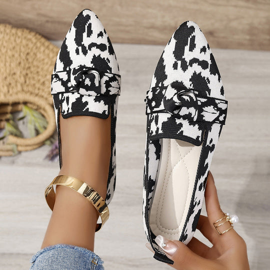Damen Spangenballerinas mit Knötchen-Details und atmungsaktivem Obermaterial Shopnory