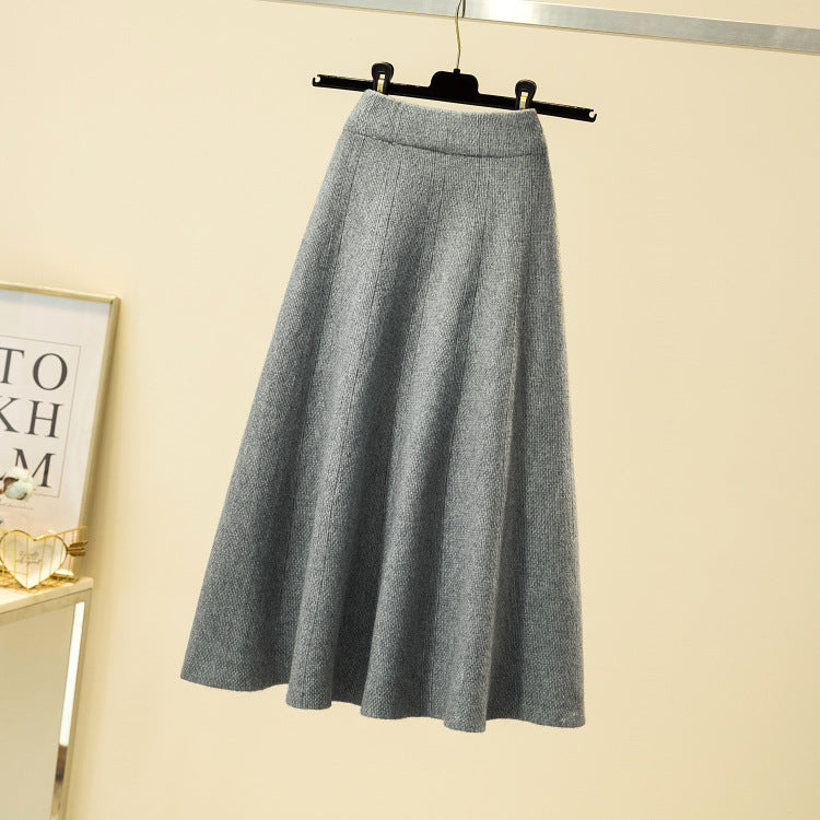 Damen Eleganter, schwingender Midi-Rock Shop Nory
