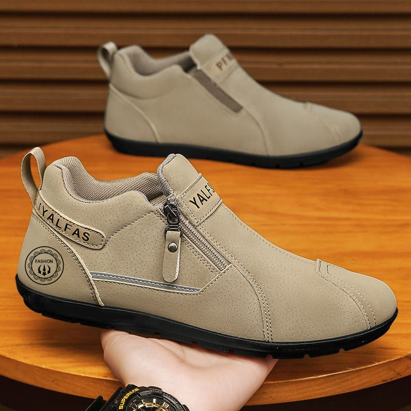 Herren Kurzschaft-Sneaker mit seitlichem Reißverschluss und gepolsterter Komfortsohle Shop Nory