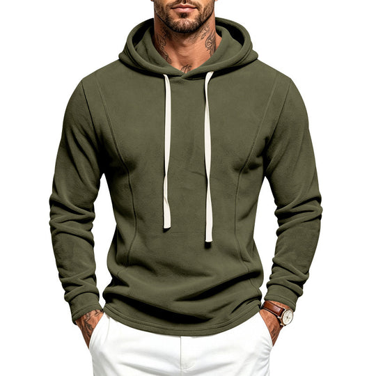 Herren Fleece-Hoodie mit Kapuze und verstellbarem Saum Shop Nory