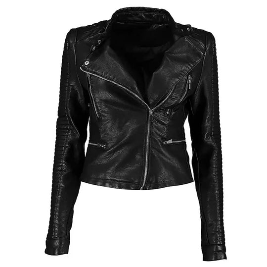 Damen Stylische Bikerjacke