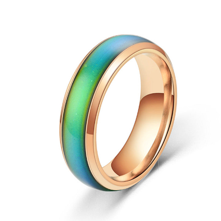 Damen Ring mit schimmerndem, multicolor Oberflächenfinish Shop Nory