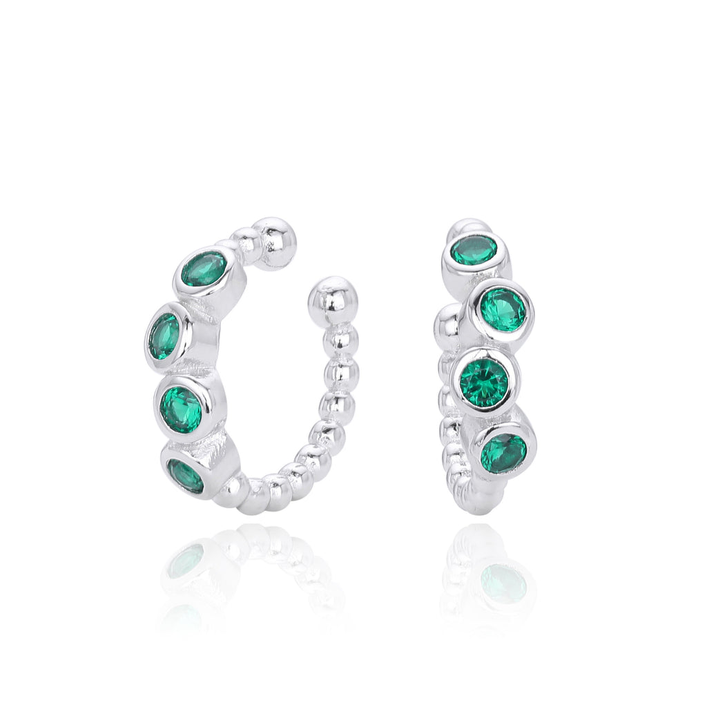Damen Ohrhänger mit funkelnden Zirkonsteinen aus hochwertigem 925 Sterlingsilber Shop Nory