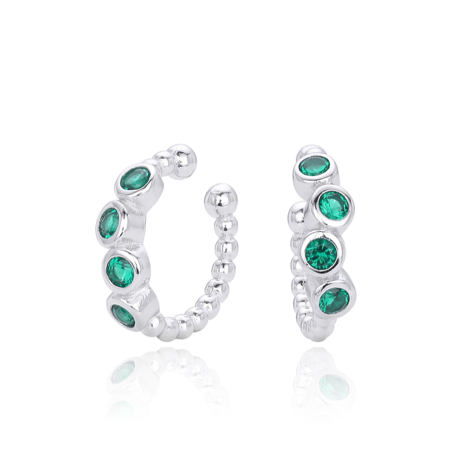 Damen Ohrhänger mit funkelnden Zirkonsteinen aus hochwertigem 925 Sterlingsilber Shop Nory
