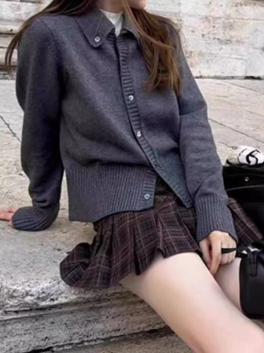 Damen Kurzcardigan mit kastiger Silhouette und extraweicher Kaschmir‑Optik Shop Nory