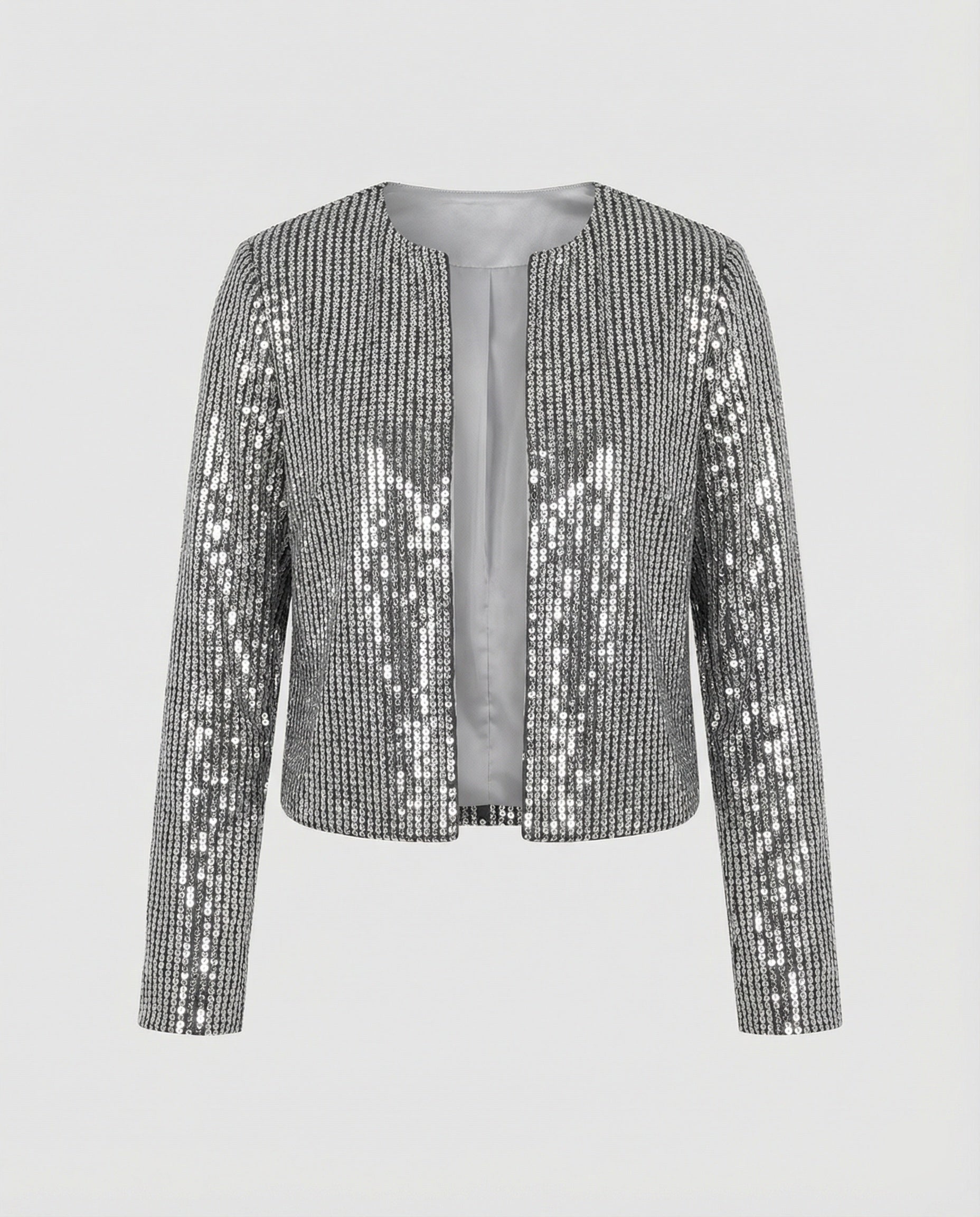 Damen Strickjacke mit Glitzereffekt
