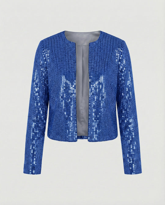 Damen Strickjacke mit Glitzereffekt