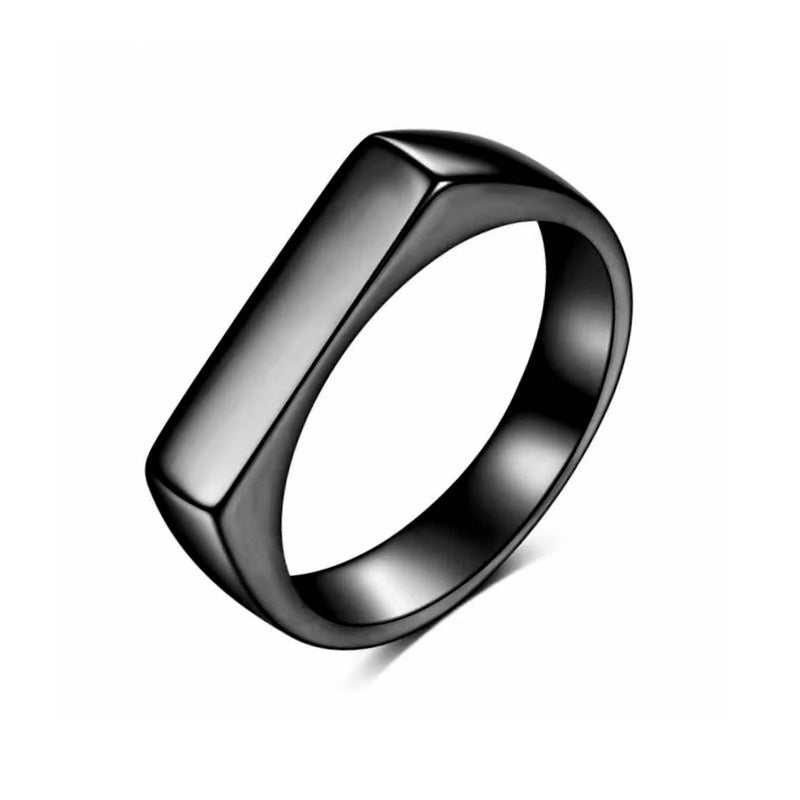 Damen Designerring mit modernem, geometrischem Profil Shop Nory