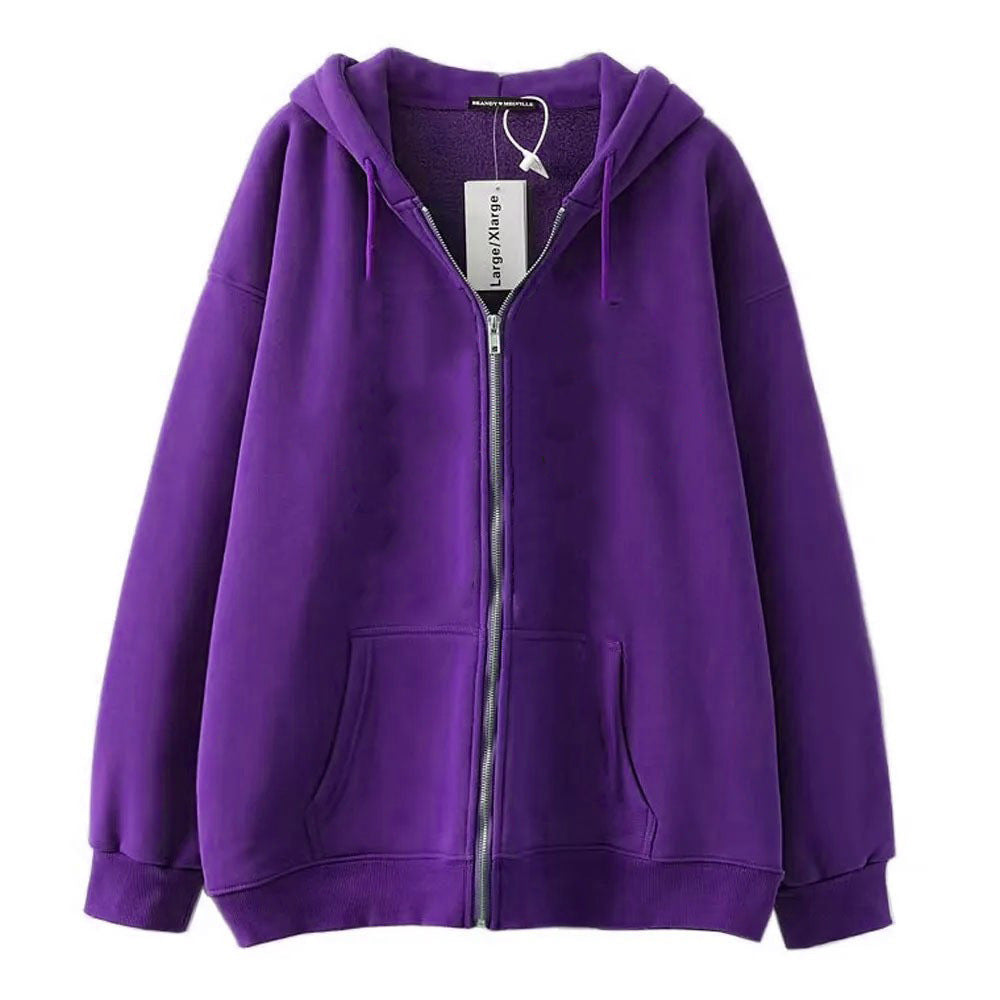Herren nan leichter taillierter Reißverschluss-Kapuzenpullover mit flachen Nähten und Kängurutasche Shop Nory