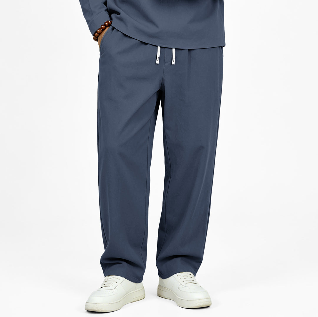 Herren Lässige Jogginghose mit Tunnelzug und geradem Schnitt Shop Nory