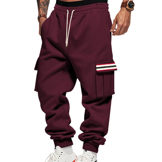 Herren Cargo-Jogginghose mit Mehrfachtaschen und Kordelzug Shop Nory