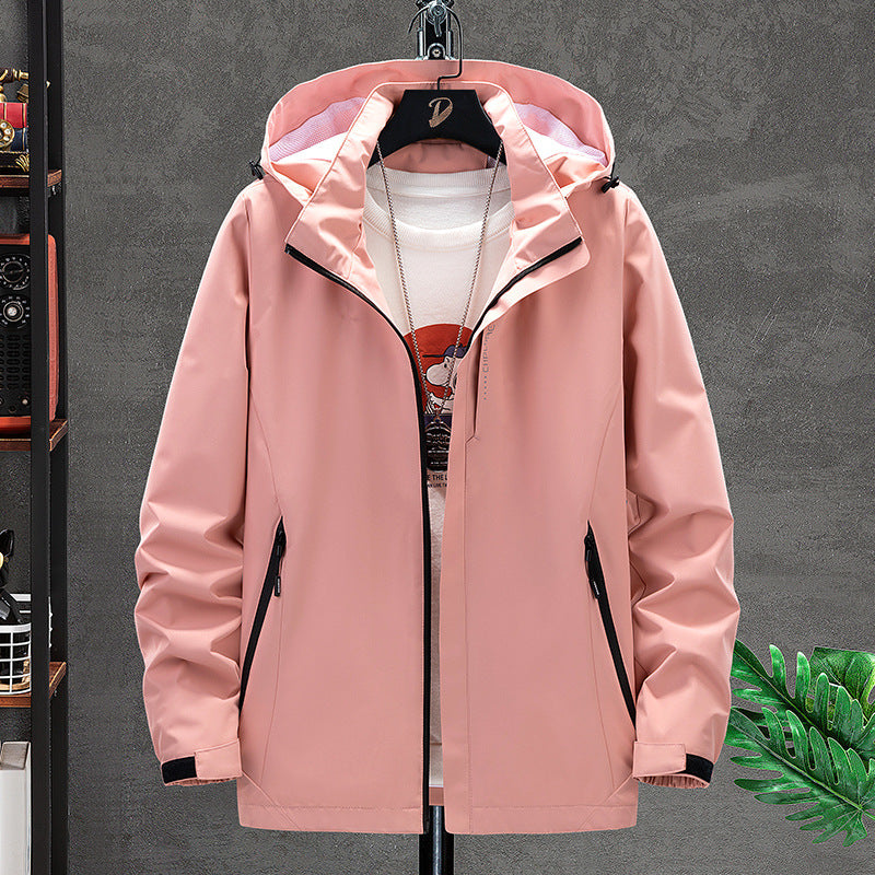 Herren Leichte Softshell-Outdoorjacke mit Kapuze, wind- und wasserabweisender Oberfläche Shop Nory