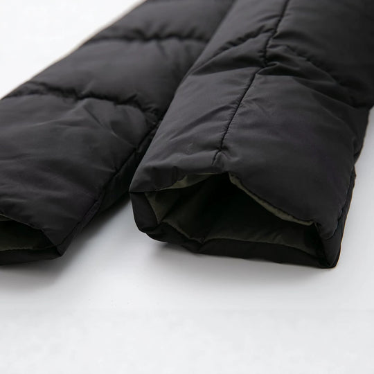 Damen langer gesteppter Winterparka mit Kapuze Shop Nory