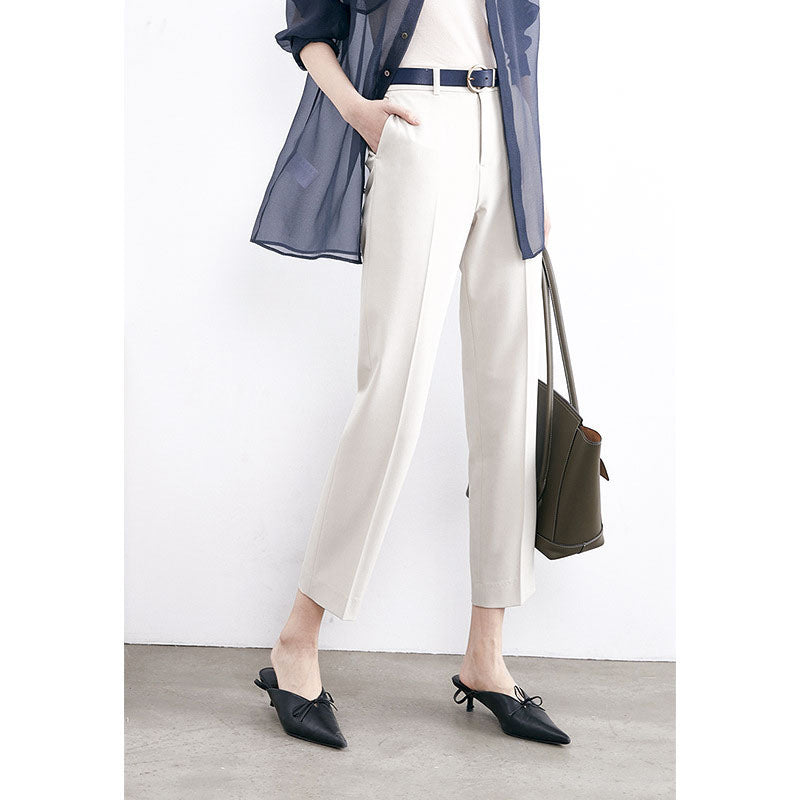 Damen Elegante Hochtaillierte Anzughose Shop Nory