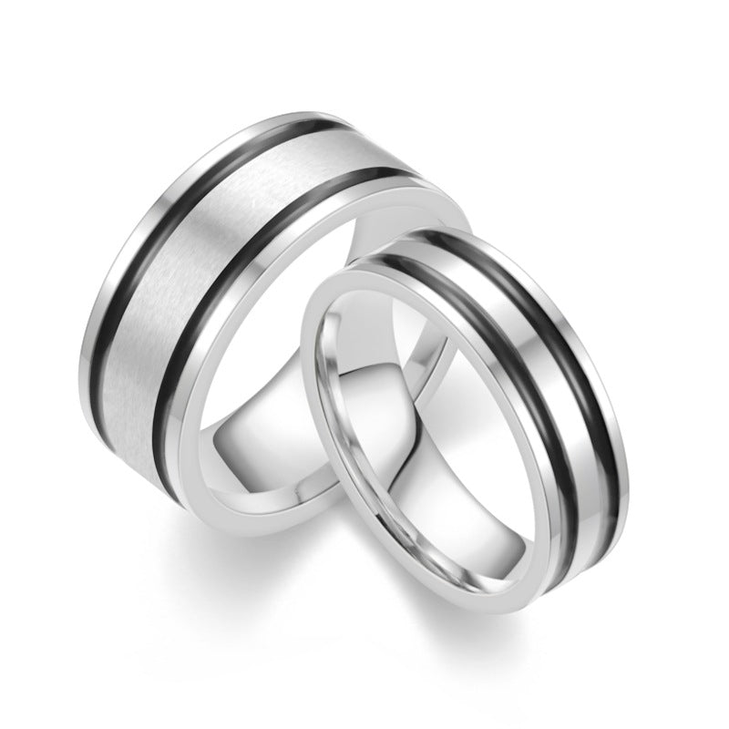 Herren Ring mit elegantem, zweireihigem Design Shop Nory