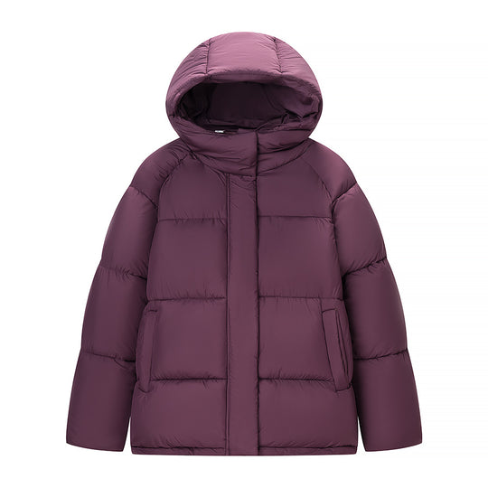 Damen Kurze wattierte Oversize‑Steppjacke mit hohem Stehkragen und Kapuze Shop Nory