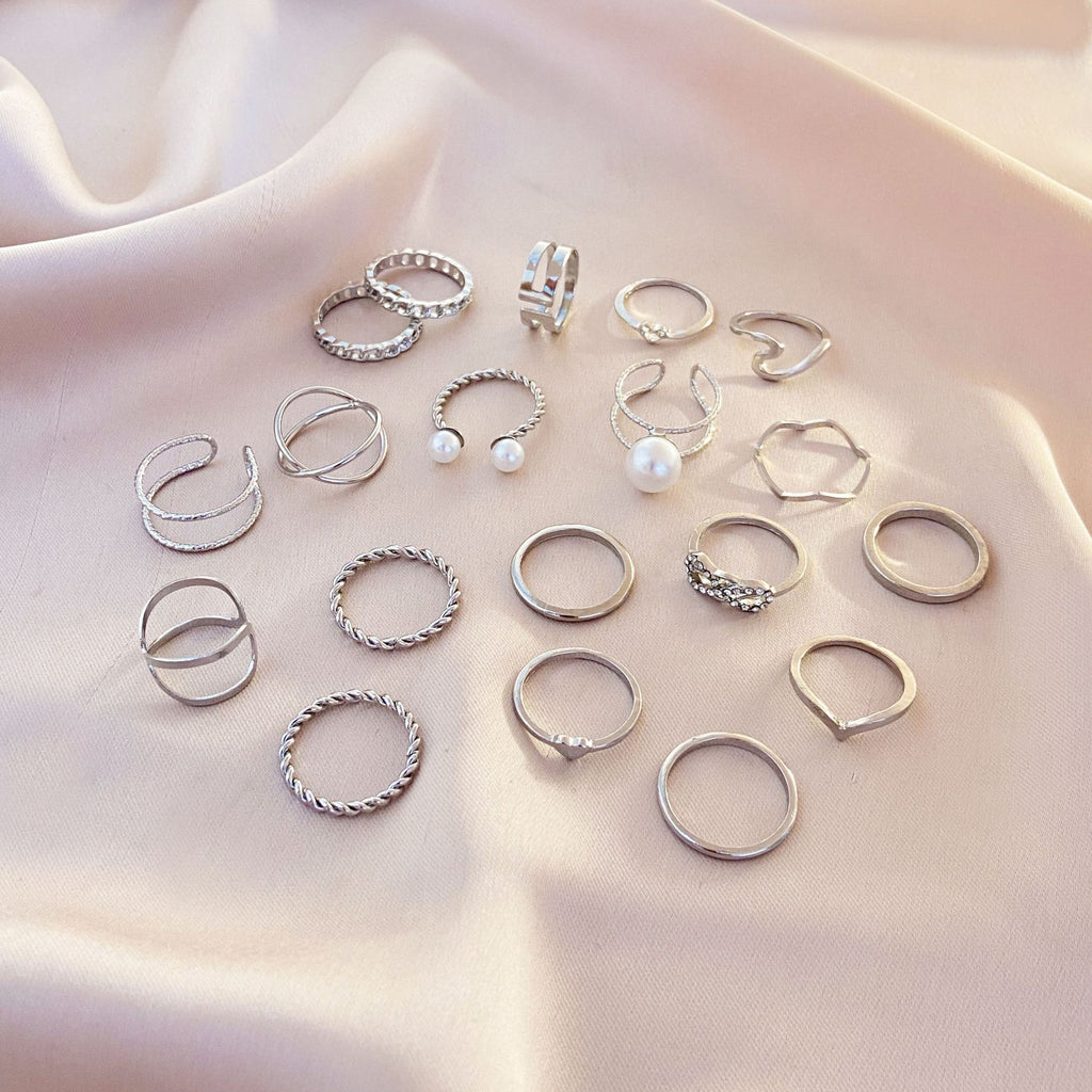 Damen stilvolles Ring-Set mit eleganten und kreativen Designs Shop Nory