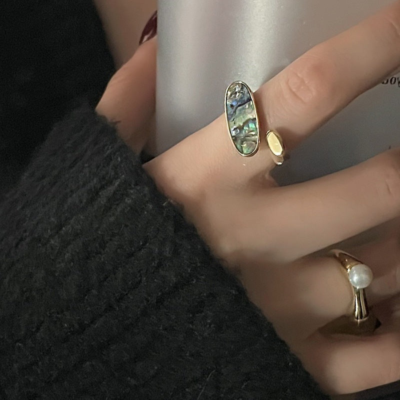 Damenring mit elegantem Perlenakzent Shop Nory