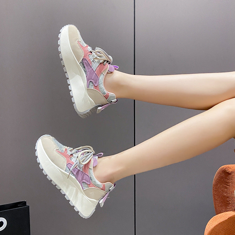 Damen Sportliche Sneaker mit atmungsaktiver Mesh-Oberfläche und innovativem Dämpfungssystem