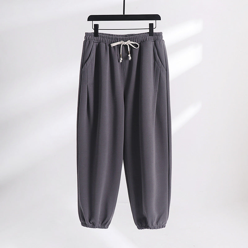 Damen Lässige Jogginghose aus weichem Baumwoll-Mix mit Tunnelzug und elastischen Knöchelbündchen Shop Nory