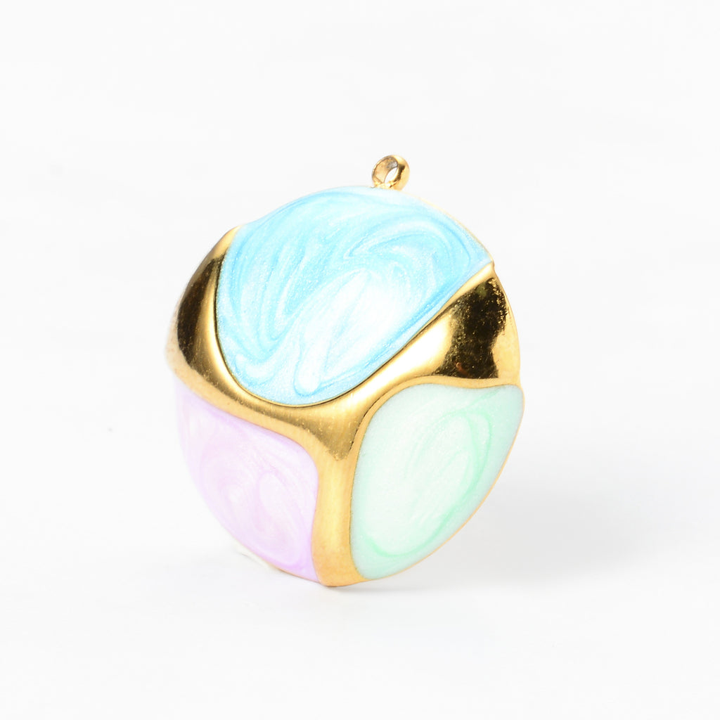Damen Anhänger mit kunstvollem Farbenspiel und elegantem Goldakzent Shop Nory