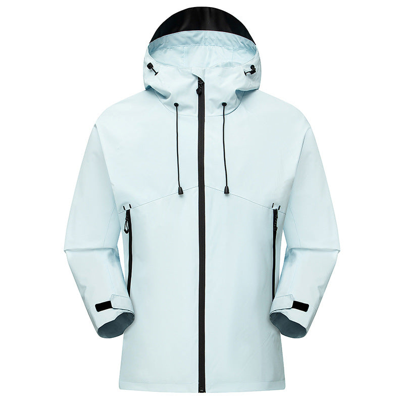 Herren Wasserdichter High-Visibility Shellparka mit atmungsaktiver Membran, verstellbarer Kapuze und Belüftung Shop Nory