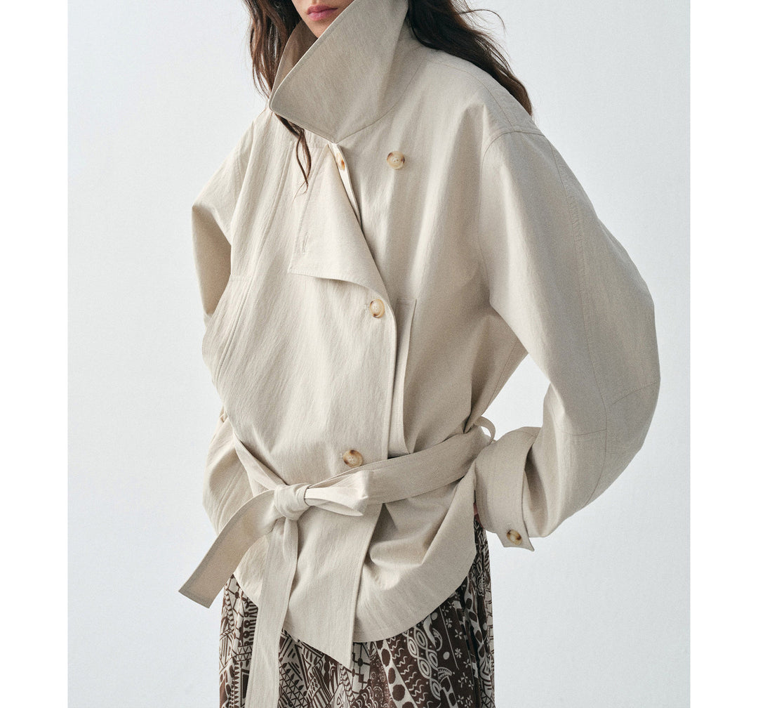 Damen Modische und lässige Jacke mit hohem Kragen Shop Nory