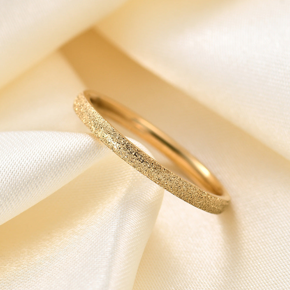 Damen Ring mit strukturiertem Feinmuster Shop Nory