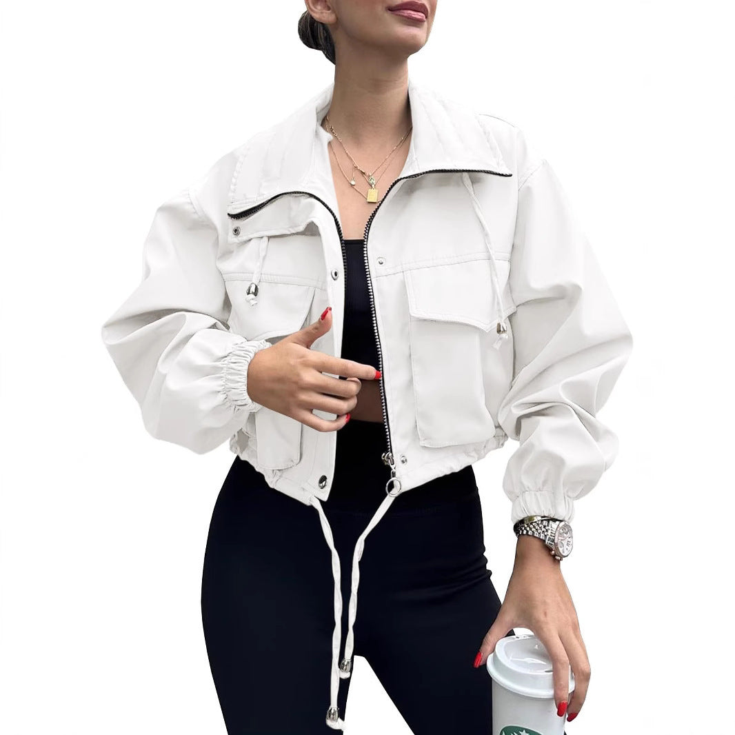 Damen Modische und sportliche Kurzjacke