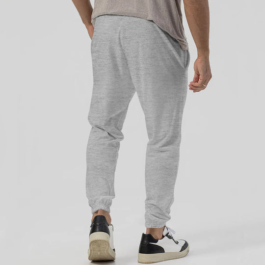 Herren Tapered-Jogginghose im Leinenlook mit Bügelfalte und Bündchen Shop Nory
