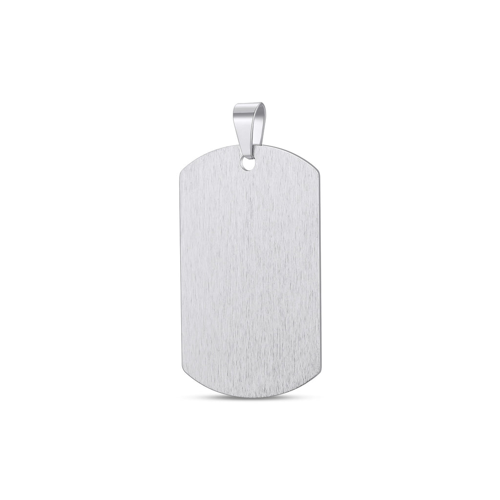 Damen gravierbarer Edelstahl-Anhänger im minimalistischen Design Shop Nory