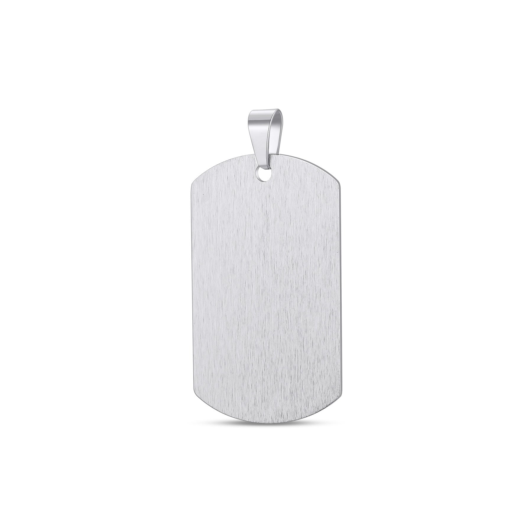 Damen gravierbarer Edelstahl-Anhänger im minimalistischen Design Shop Nory