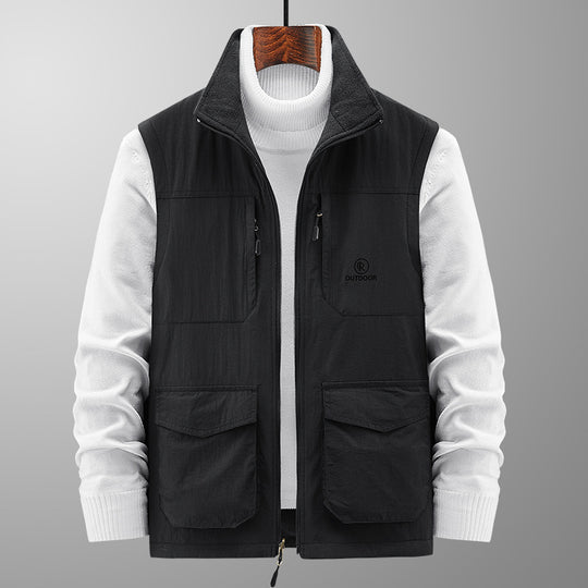 Herren Robuste Funktionsweste mit vielen Taschen Shop Nory