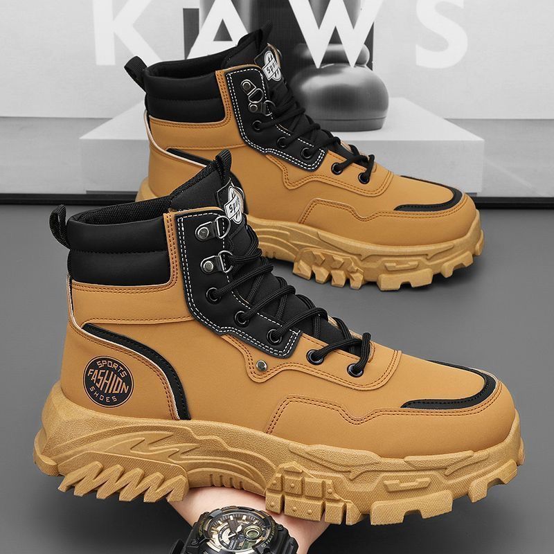 Damen Sportliche High-Top Stiefel mit rutschfester Sohle und strapazierfähigem Obermaterial Shopnory